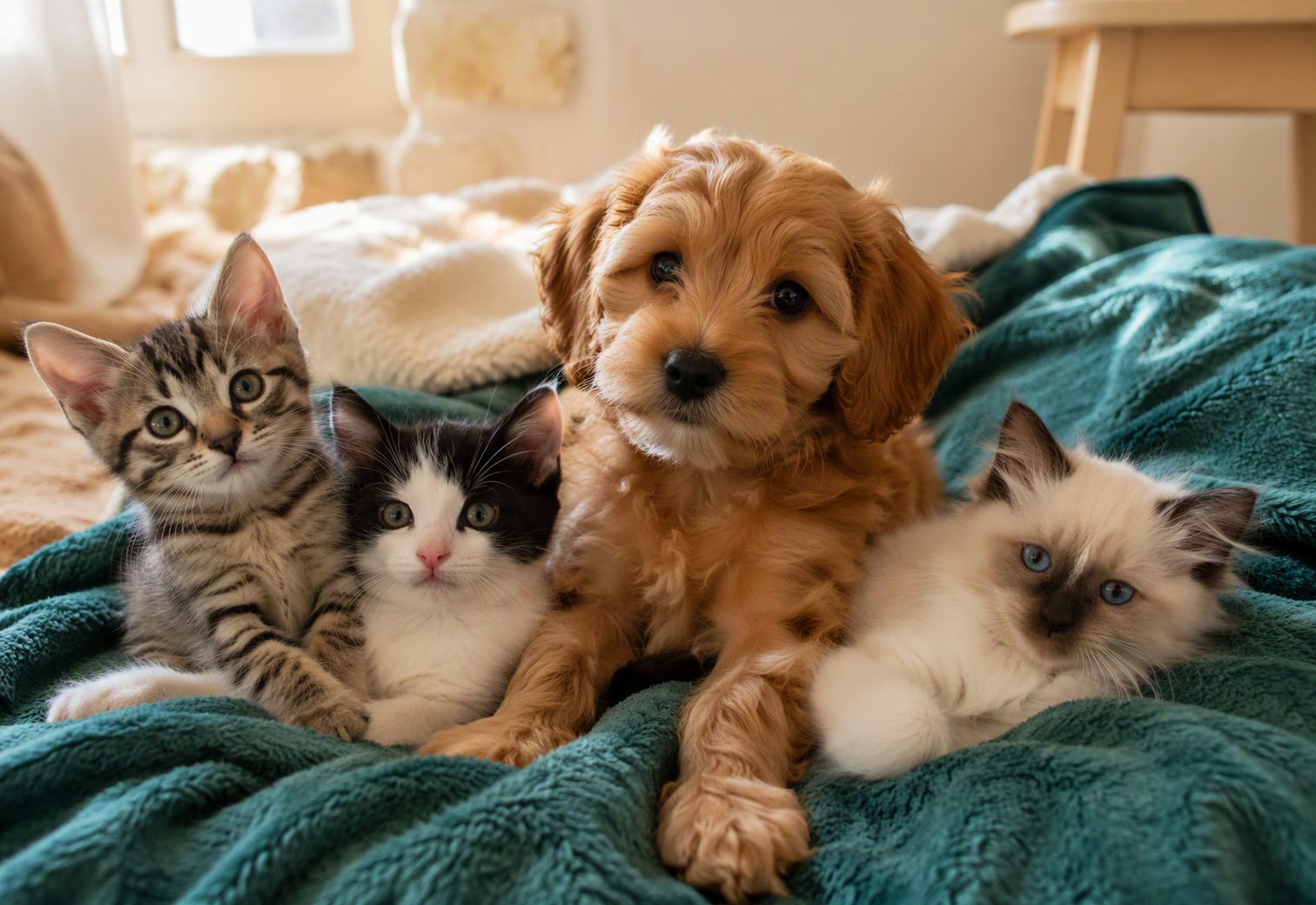 Happy, healthy puppies